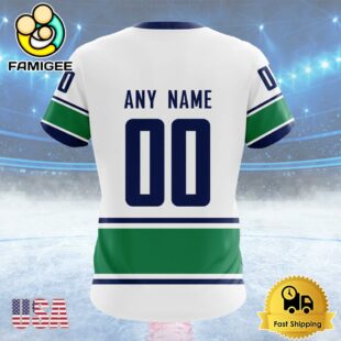 NHL Vancouver Canucks Personalized Away Kits Custom T Shirt, Vancouver Canucks Shirt