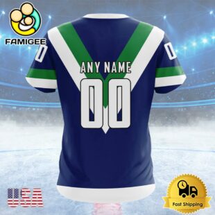 NHL Vancouver Canucks Personalized Heritage Design Custom T Shirt, Vancouver Canucks Shirt