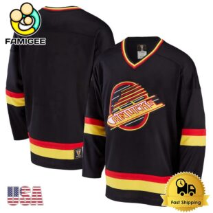 NHL Vancouver Canucks Retro Skate Vancouver CanucksJpg Limited Hockey Jersey, Vancouver Canucks Jersey