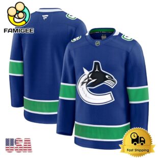 NHL Vancouver Canucks Royal Orca Blue Limited Hockey Jersey, Vancouver Canucks Jersey