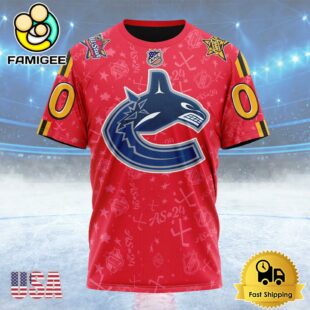 NHL Vancouver Canucks Special All-Star Game Design Custom T Shirt, Vancouver Canucks Shirt