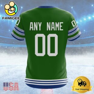 NHL Vancouver Canucks Special Colour Rush Design Custom T Shirt, Vancouver Canucks Shirt