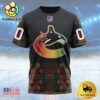 NHL Vancouver Canucks Special Design For Black History Month Custom T Shirt, Vancouver Canucks Shirt
