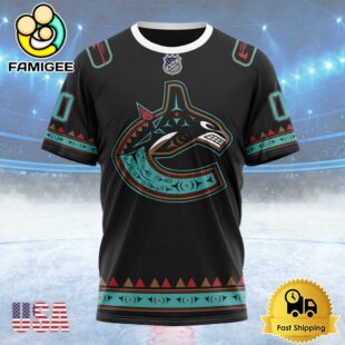 NHL Vancouver Canucks Special Indigenous Design Custom T Shirt, Vancouver Canucks Shirt