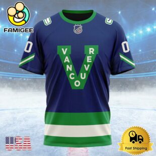 NHL Vancouver Canucks Special Throwback Design Custom T Shirt, Vancouver Canucks Shirt
