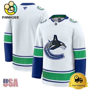 NHL Vancouver Canucks White Orca Vancouver Canucks Limited Hockey Jersey, Vancouver Canucks Jersey
