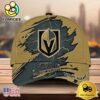 NHL Vegas Golden Knights Dynamic Hockey Emblem Custom Name 3D Printed Cap