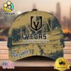 NHL Vegas Golden Knights Explosive Grunge Logo 3D Print Cap