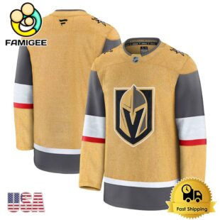 NHL Vegas Golden Knights Gold Limited Hockey Jersey, Vegas Golden Knights Jersey