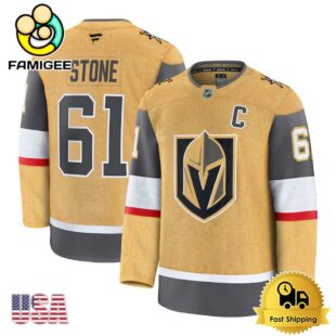 NHL Vegas Golden Knights Mark Stone Gold Limited Hockey Jersey, Vegas Golden Knights Jersey