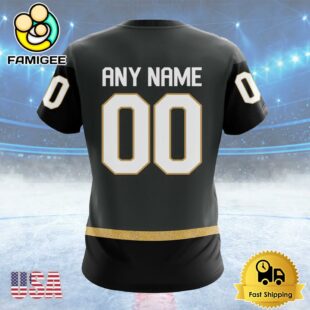NHL Vegas Golden Knights Personalized Away Kits Custom T Shirt, Vegas Golden Knights Shirt