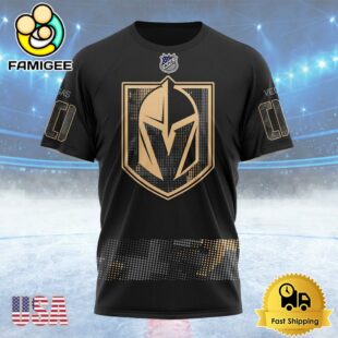 NHL Vegas Golden Knights Personalized Military Appreciation Design Custom T Shirt, Vegas Golden Knights Shirt