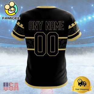 NHL Vegas Golden Knights Special Colour Rush Design Custom T Shirt, Vegas Golden Knights Shirt