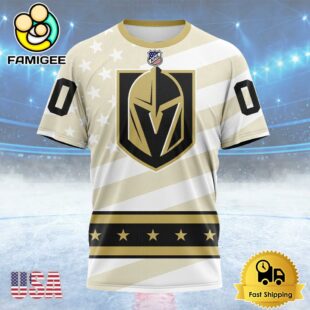 NHL Vegas Golden Knights Special Military Appreciation Design Custom T Shirt, Vegas Golden Knights Shirt