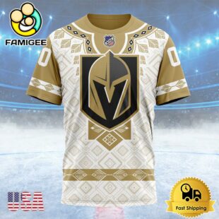 NHL Vegas Golden Knights Special Native Heritage Design Custom T Shirt, Vegas Golden Knights Shirt