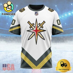 NHL Vegas Golden Knights Special Throwback Design Custom T Shirt, Vegas Golden Knights Shirt