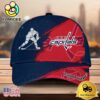NHL Washington Capitals Bold Distressed Artwork Personalized 3D Cap