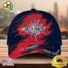 NHL Washington Capitals Dynamic Hockey Emblem Custom Name 3D Printed Cap