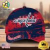 NHL Washington Capitals Explosive Grunge Logo 3D Print Cap