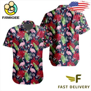 NHL Washington Capitals Flamingo Hawaiian Shirt