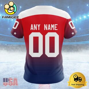 NHL Washington Capitals New Gradient Series Concept Custom T Shirt, Washington Capitals Shirt