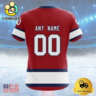 NHL Washington Capitals Personalized Heritage Design Custom T Shirt, Washington Capitals Shirt