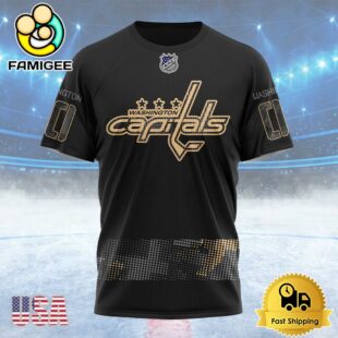 NHL Washington Capitals Personalized Military Appreciation Design Custom T Shirt, Washington Capitals Shirt