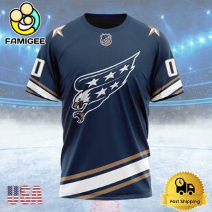 NHL Washington Capitals Special Bold Design Custom T Shirt, Washington Capitals Shirt