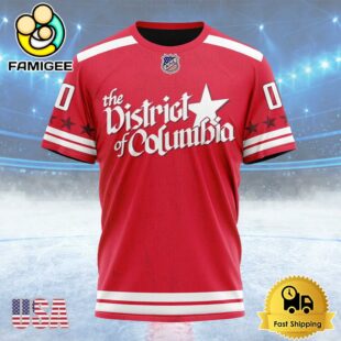 NHL Washington Capitals Special City Edition Design Custom T Shirt, Washington Capitals Shirt
