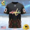 NHL Washington Capitals Special Design For Black History Month Custom T Shirt, Washington Capitals Shirt