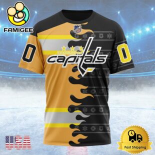 NHL Washington Capitals Special First Responders Design Custom T Shirt, Washington Capitals Shirt