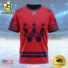 NHL Washington Capitals Special Two-tone Design Custom T Shirt, Washington Capitals Shirt