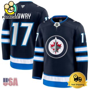 NHL Winnipeg Jets Adam Lowry Blue Limited Hockey Jersey, Winnipeg Jets Jersey