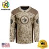 NHL Winnipeg Jets Desert Camouflage Design Custom Hockey Jersey