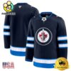 NHL Winnipeg Jets Logo Navy Limited Hockey Jersey, Winnipeg Jets Jersey