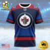 NHL Winnipeg Jets New Gradient Series Concept Custom T Shirt, Winnipeg Jets Shirt