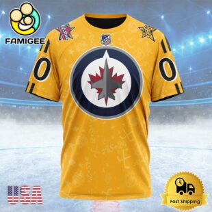 NHL Winnipeg Jets Special All-Star Game Design Custom T Shirt, Winnipeg Jets Shirt