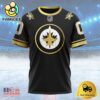 NHL Winnipeg Jets Special Black And Gold Design Custom T Shirt, Winnipeg Jets Shirt