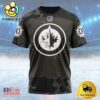 NHL Winnipeg Jets Special Black Camo Design For Veterans Day Custom T Shirt, Winnipeg Jets Shirt
