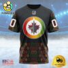 NHL Winnipeg Jets Special Design For Black History Month Custom T Shirt, Winnipeg Jets Shirt