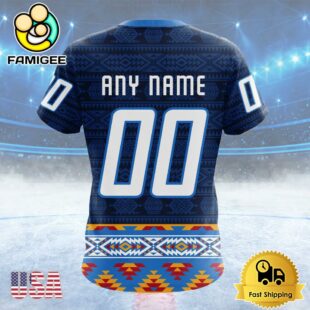 NHL Winnipeg Jets Special Design With Native Pattern Custom T Shirt, Winnipeg Jets Shirt