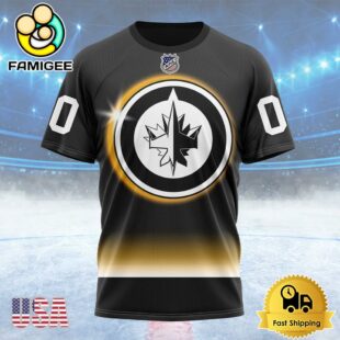 NHL Winnipeg Jets Special Eclipse Design Custom T Shirt, Winnipeg Jets Shirt