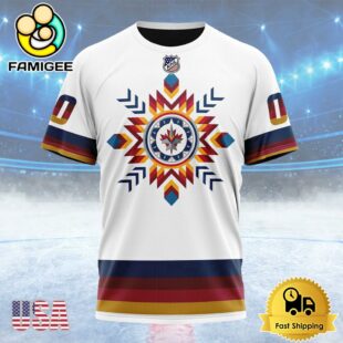 NHL Winnipeg Jets Special Indigenous Design Custom T Shirt, Winnipeg Jets Shirt