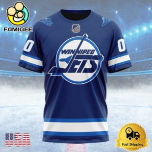 NHL Winnipeg Jets Special Reverse Retro Design Concept Custom T Shirt, Winnipeg Jets Shirt