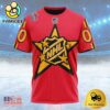 Pacific Division Personalized NHL All-Star Game Red Kits Custom T Shirt