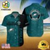 Philadelphia Eagles NFL Logo Pattern Custom Hawaiian Shirt