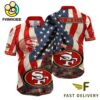 San Francisco 49ers American Flag Hawaiian Shirt