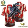 Tampa Bay Buccaneers American Flag Hawaiian Shirt