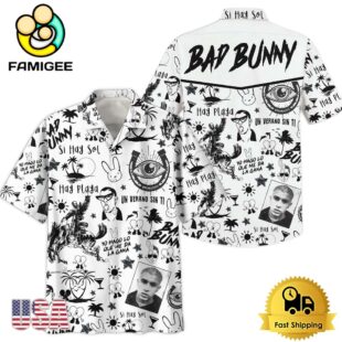 Bad Bunny Music Vintage Hawaiian Shirt