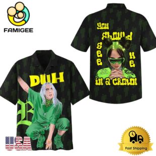 Billie Eilish Music Vintage Hawaiian Shirt
